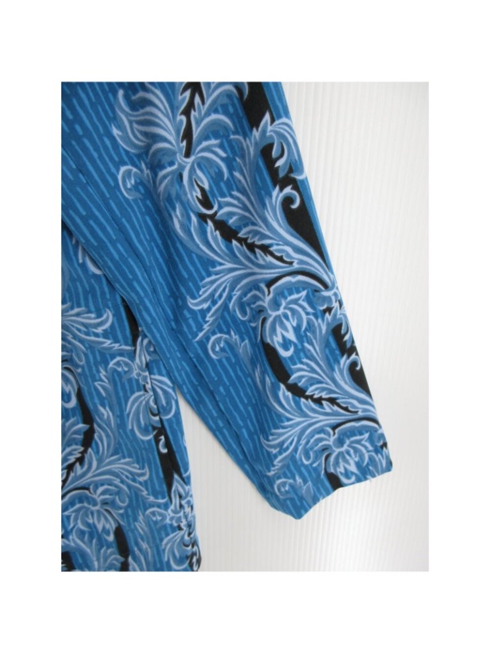 Bob Mackie Jacket Large Wearable Art Floral Full Zip Mandarin Collar - Picture 3 of 13